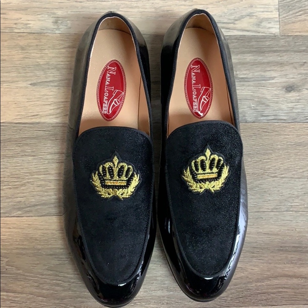 Men’s Black Leather Loafers